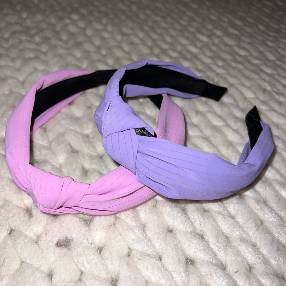 Set of Two Knotted Headbands